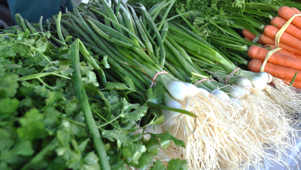 Vegetable at Solvang Farmer's Market in December