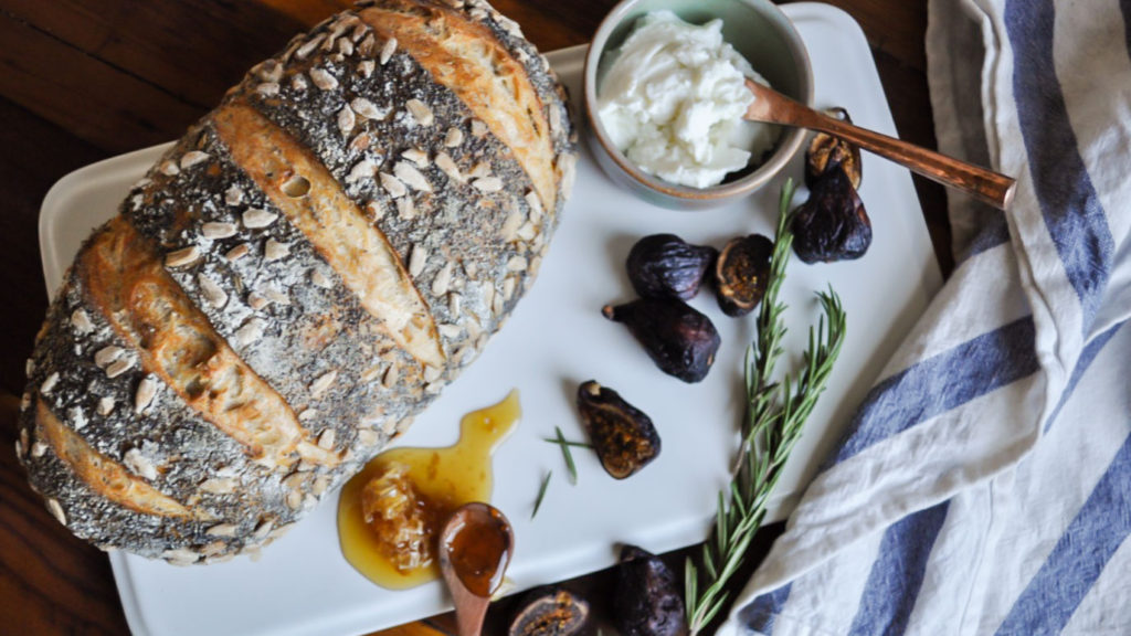 Sweet and Savory Ricotta Toast