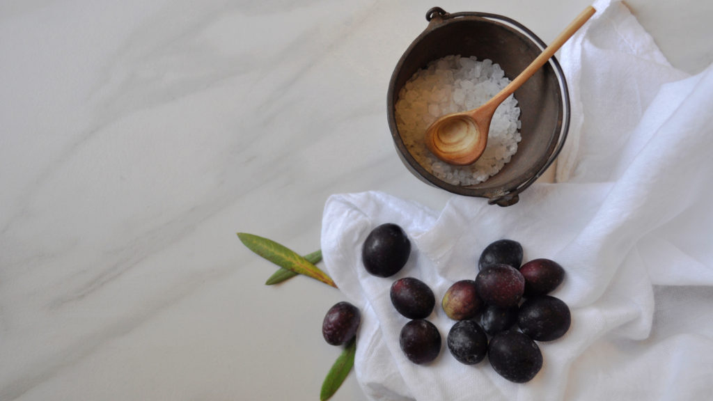Homemade Salt-Cured Olives