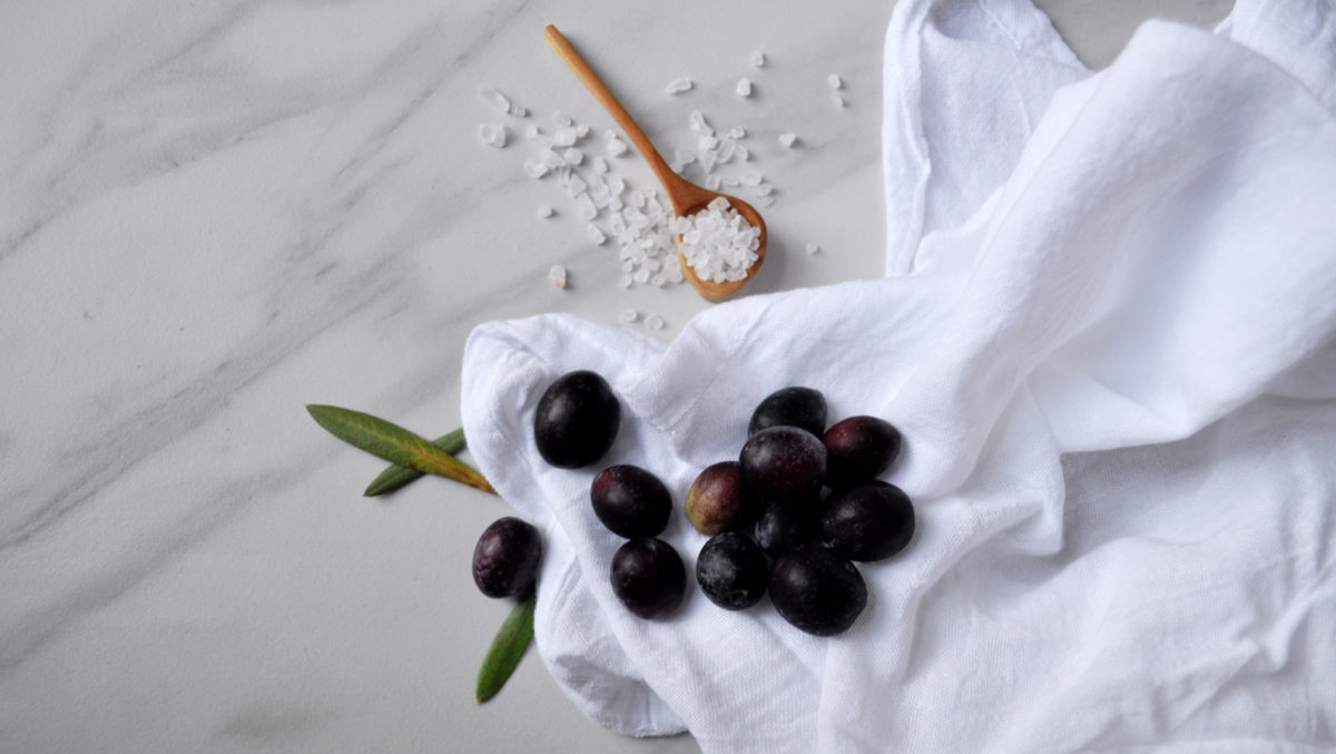Homemade Salt-Cured Olives