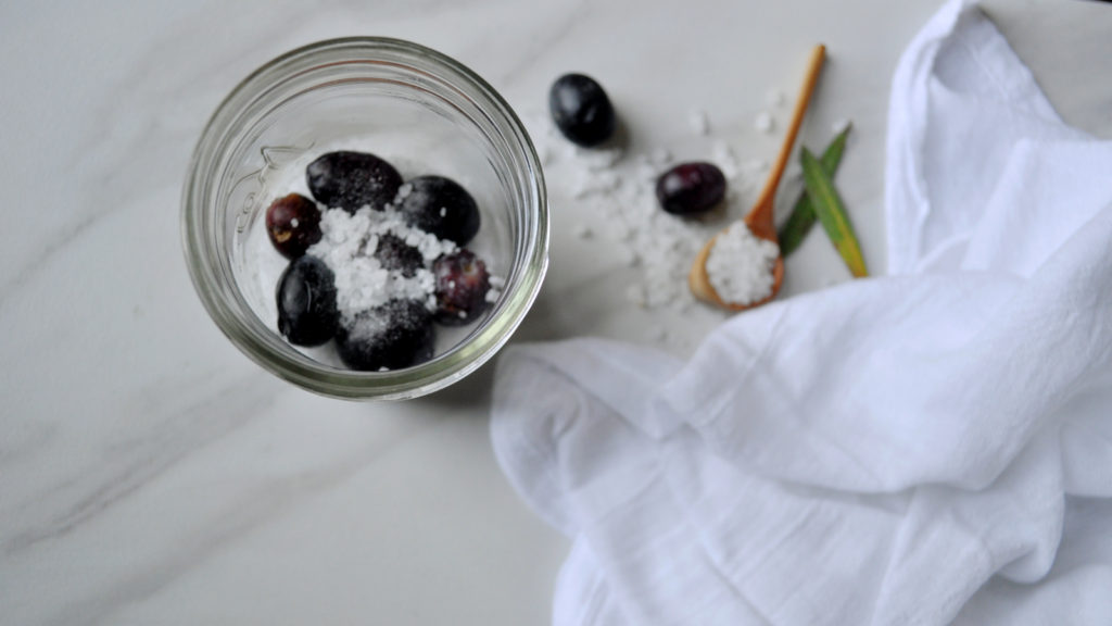 Homemade Salt-Cured Olives