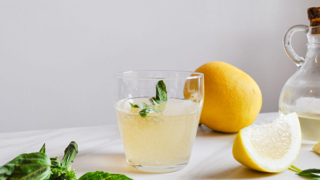 Grapefruit + Basil Soda