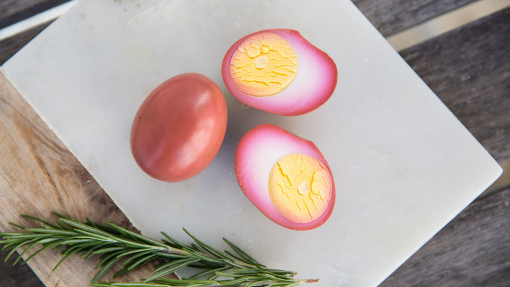 Turmeric + Beet Pickled Eggs